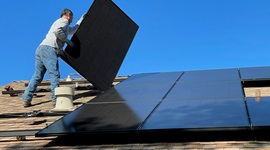 Solar panel installation