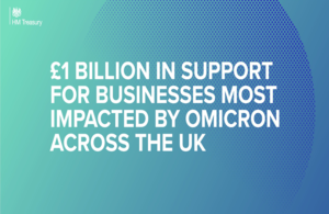 s300_support £1 billion in support for businesses most impacted by Omicron across the UK.