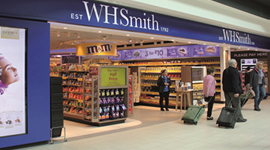 WHSmith store front.