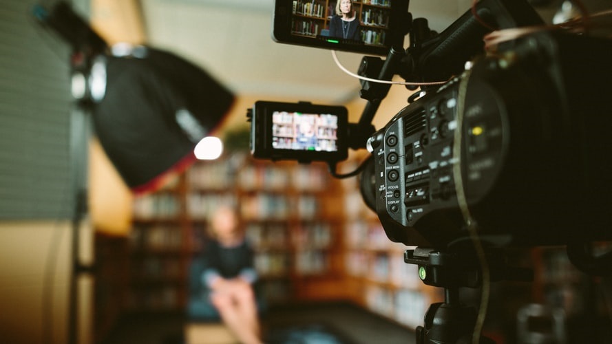 Close up video camera