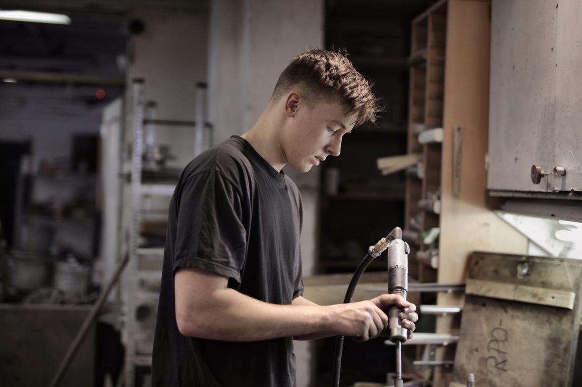 Young machinist